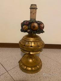 Lamapada da tavolo stile barocco