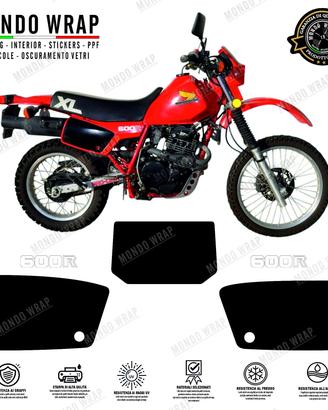 Adesivi tabelle Honda XL 600 R anno 1983-1986 -com