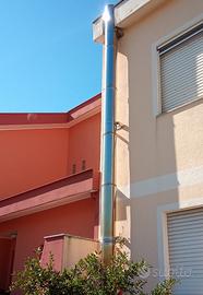 Canna fumaria acciaio inox 7 metri completa