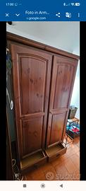 Armadio legno massello 