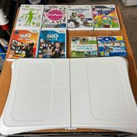Console wii con di wiibalance giochi e Telecomandi