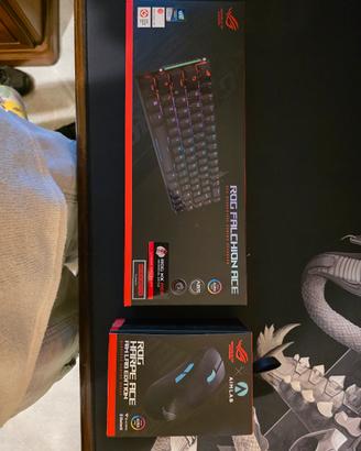 Mouse e tastiera asus rog strix 