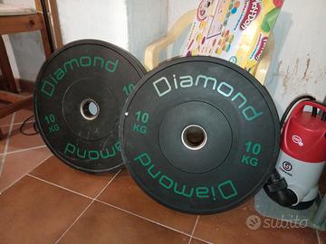 Pesi dischi bumper Diamond 10 kg 