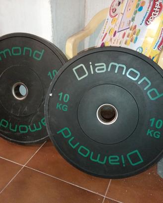 Pesi dischi bumper Diamond 10 kg 