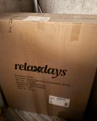 Set Birreria Relaxdays: Tavolo 180cm + 2 panche