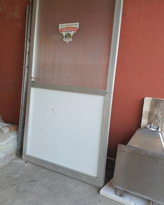 porta scorrevole in alluminio, misure in foto...