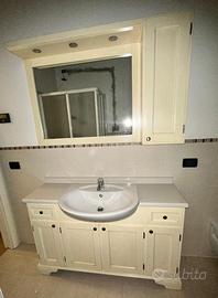 Mobili bagno piano in marmo lavandino in ceramica