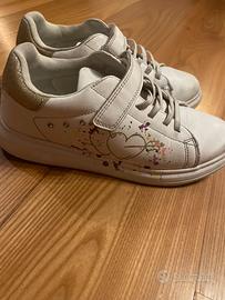 Scarpe bambina chiusura a strappo