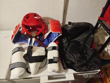 protezioni taekwondo pungiball