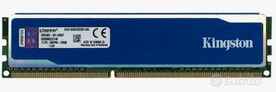 Ram Kingston Khx1600c9d3b1/4g 4gb Ddr3-1600 x4
