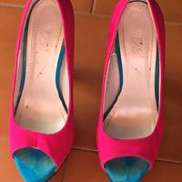 Scarpe fashion donna 38 tacco 14 con plateau