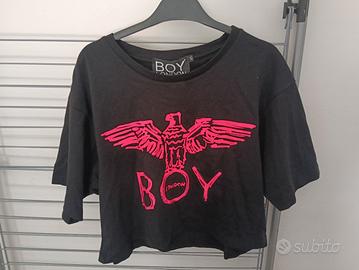 t-shirt crop boy london