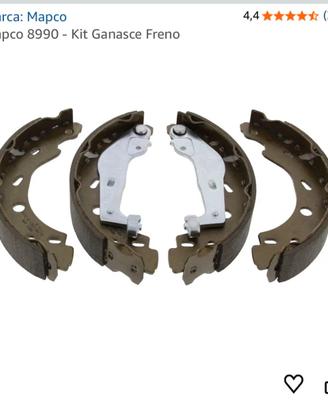kit ganasce freno mapco 8990