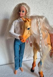 Cavallo Interattivo Vintage con Barbie Vintage