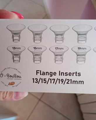 Flange universali per tiralatte 