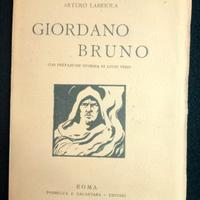 Libro vintage. Giordano Bruno.