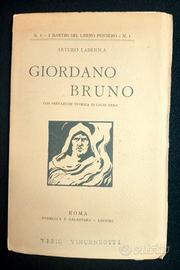 Libro vintage. Giordano Bruno.