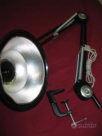 Lampada da tavolo a morsetto+ Lampadina a led