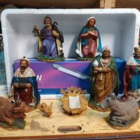 Pastori presepe Sacra famiglia 