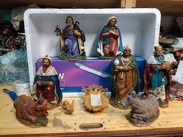 Pastori presepe Sacra famiglia 