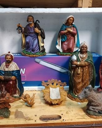Pastori presepe Sacra famiglia 