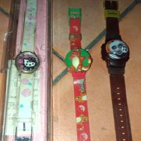 3 Orologi (Hello Kitty+Pokemon+Kung Fu Panda)