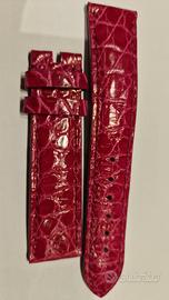 Cinturino Chopard in coccodrillo fucsia lucido 