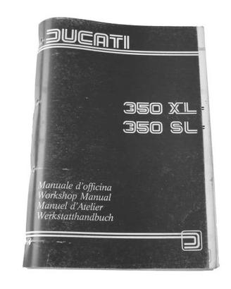 Manuale officina per Ducati in PDF 350 XL SL - 985