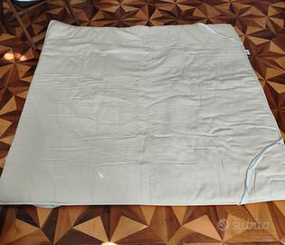 Topper/futon 190x193, cotone naturale e lana