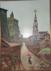 Giovanni De Biasi quadro Matera firmato Nanni