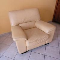 poltrona in pelle