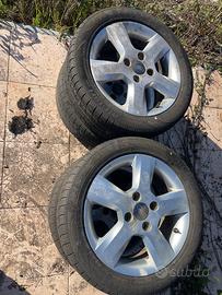 4 cerchi in lega + gomme ford