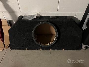 KIT CASSA CHIUSA SUBWOOFER 12" 30cm