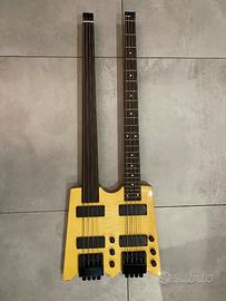 Basso Double neck doppio manico tipo steinberger