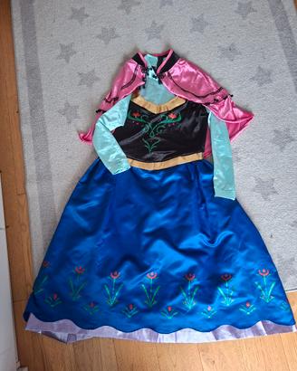 vestito carnevale  Anna ftozen adulto