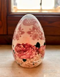 Uovo Decorativo in Porcellana