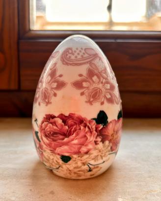 Uovo Decorativo in Porcellana