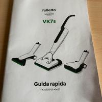Folletto VK7 completo di accessori