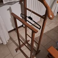 Appendiabiti servomuto doppio in legno