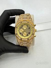 Orologio Iced Out Gold Style – Cronografo Estetico