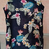 Abito vestito estivo senza maniche donna tg. XXL