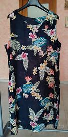 Abito vestito estivo senza maniche donna tg. XXL