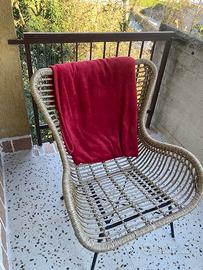 Sedia in rattan