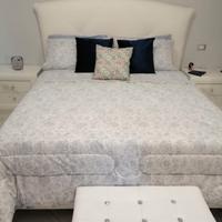 letto contenitore in ecopelle