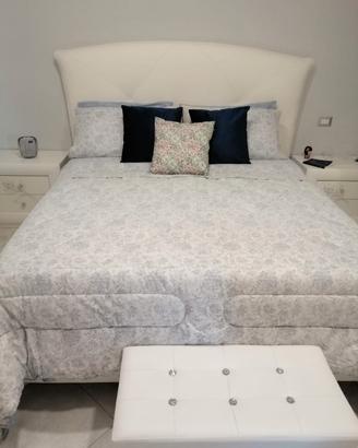 letto contenitore in ecopelle