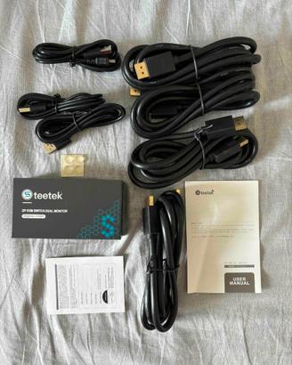 KVM Switch 2x2 DisplayPort 4K@60Hz