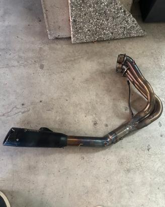 Scarico completo acciaio 765 rs