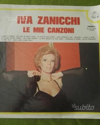Iva zanicchi 33 giri "Le mie canzoni" perfetta cop