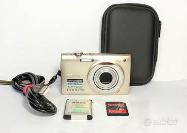 Nikon Coolpix S2500 fotocamera funzionante testata