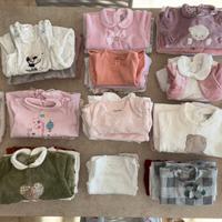 Lotto invernale neonata 3-6 mesi